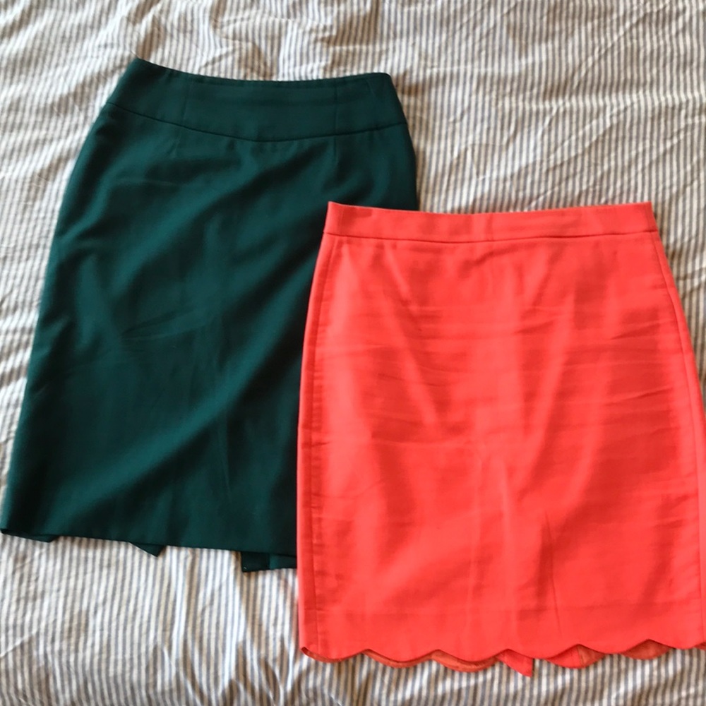 Size 4 J Crew Skirt Bundle